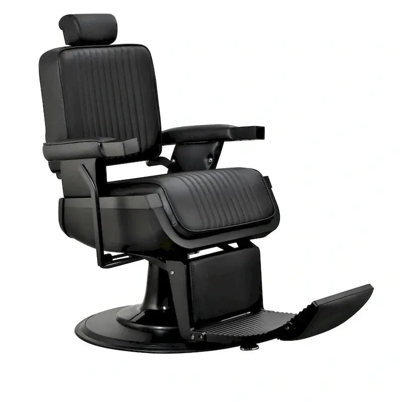 JAXSON Hydraulic Reclining Barber Chair With Black Frame