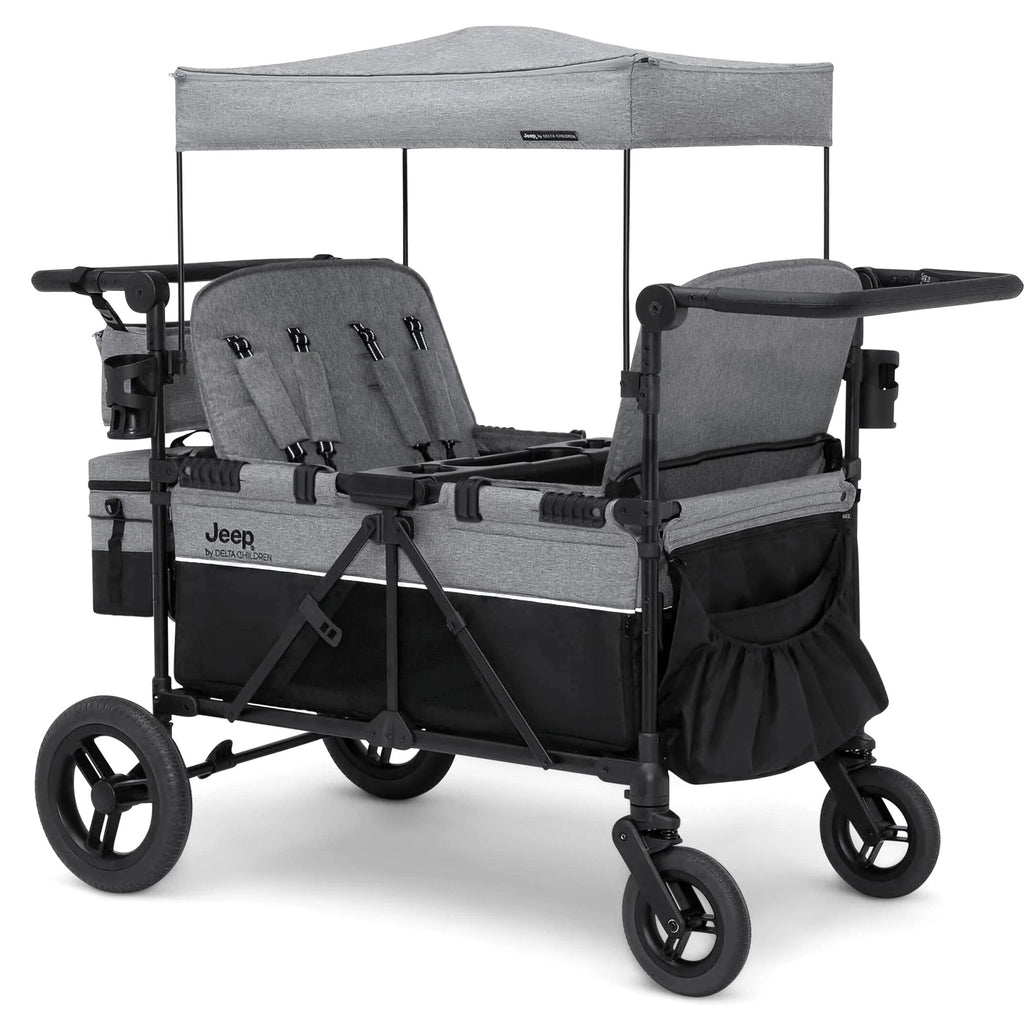 Jeep Wrangler Deluxe 4 Seater Stroller Wagon - Delta Children