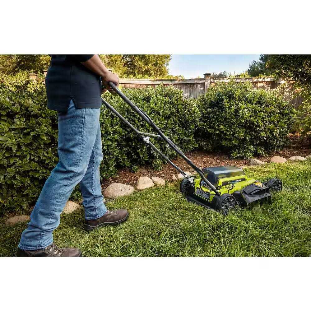 RYOBI 40V 18 in 2-in-1 Cordless Walk-Behind Push Lawn Mower