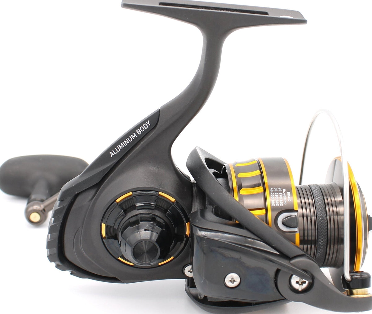 Daiwa Black Anodized Aluminum Spinning Reel - BG