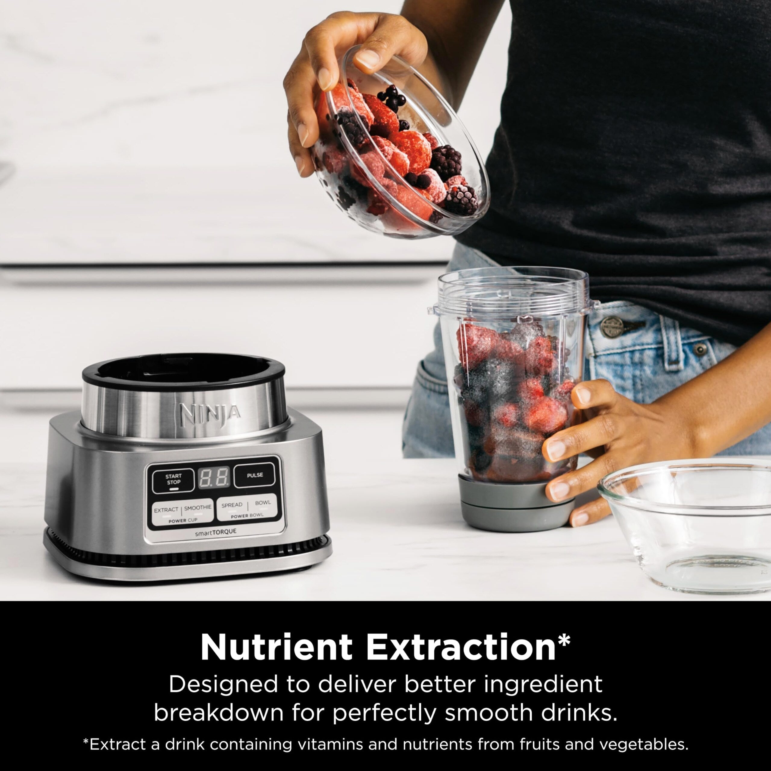 Ninja 24 Oz Single-Serve Blender, Silver - SS101