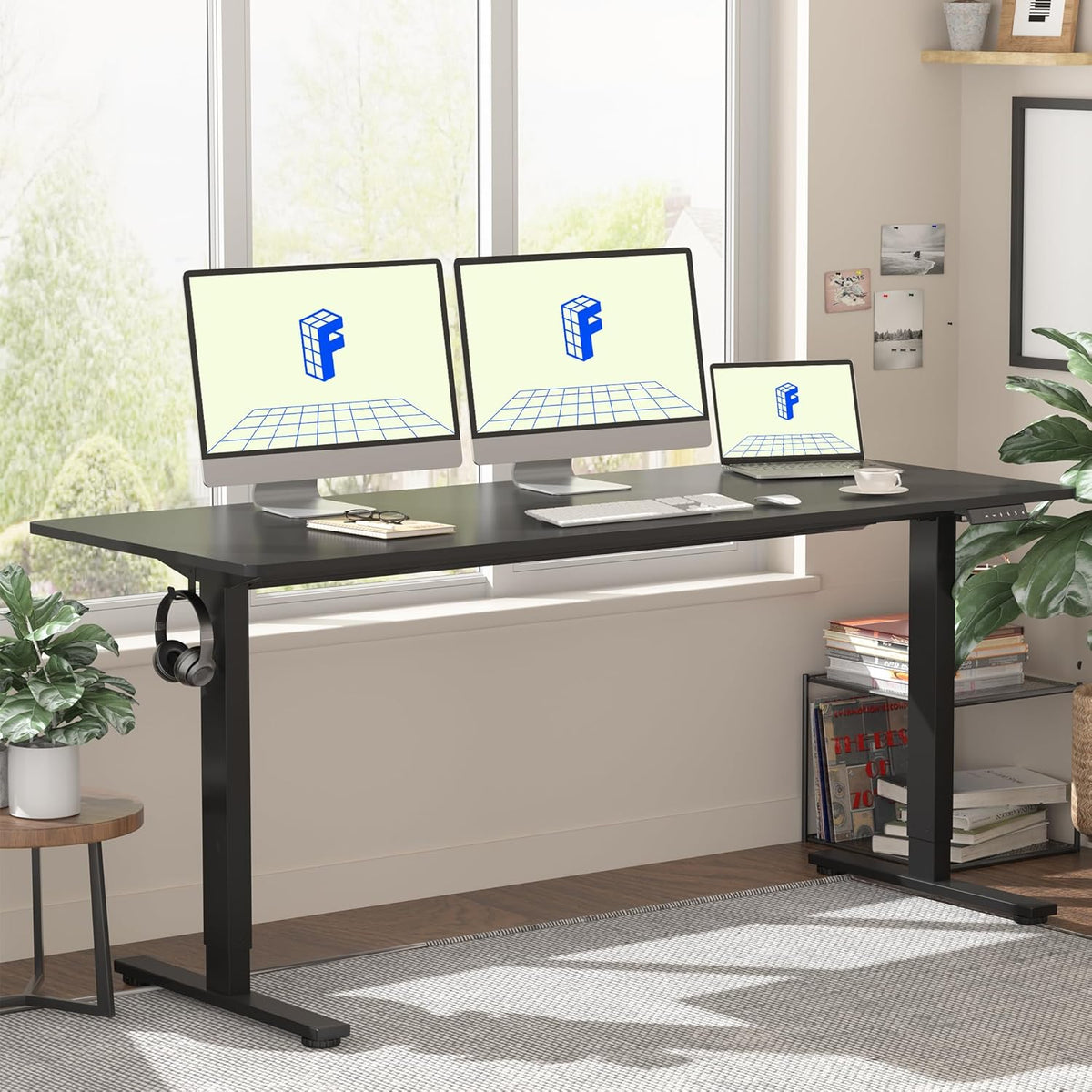 FLEXISPOT Electric Standing Desk With Whole-Piece Desktop - EN1