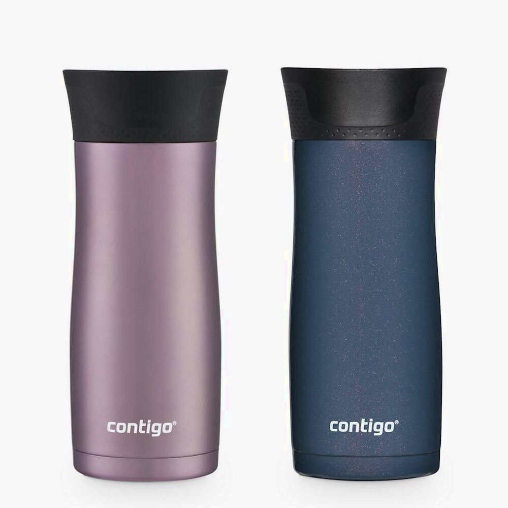 Contigo West Loop Stainless Steel Travel Mug With AUTOSEAL Lid, 16 oz - Vervain & Midnight Berry