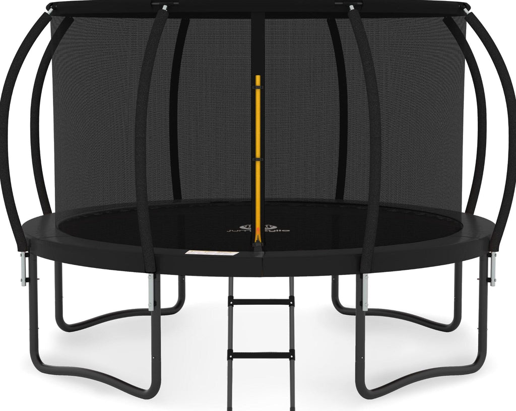 JUMPZYLLA 8FT Outdoor Trampoline With Enclosure for Kids - 14FT