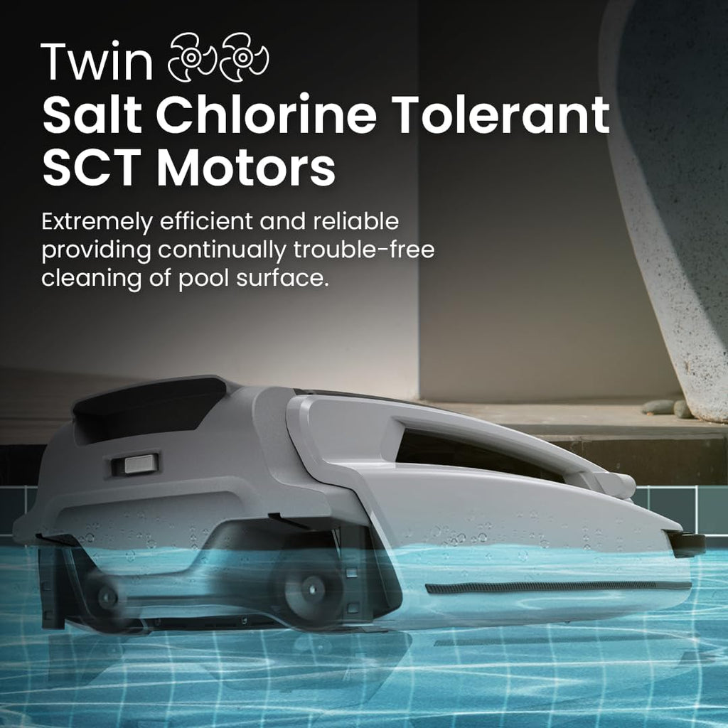 Betta Solar-Powered Robotic Pool Skimmer With Twin SCT Motors - SE Plus