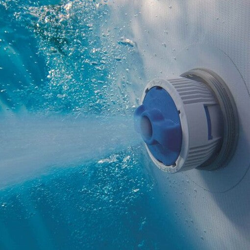 Bestway Power Steel 18 ft x 9 ft x 48 in Above Ground Pool Set - 1500-Gallon Filter Pump