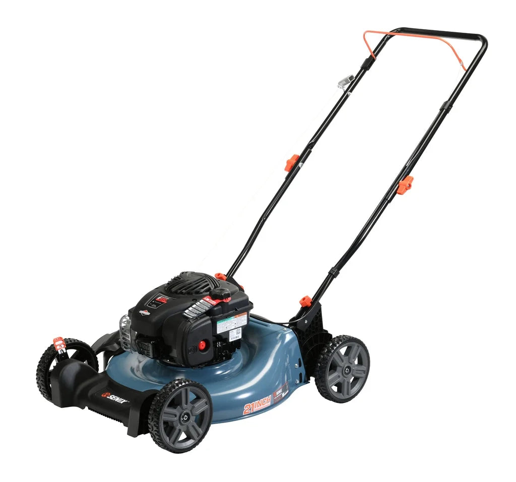 SENIX 21-Inch 125 cc 4-Cycle Gas Push Lawn Mower - LSPG-M3