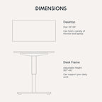 FLEXISPOT Electric Standing Desk With Whole-Piece Desktop - EN1