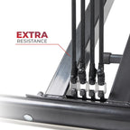 Sunny Health & Fitness Row-N-Ride Plus Assisted Squat Machine - NO. 077PLUS