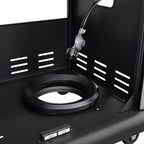 Kenmore 4-Burner Smart Gas Grill With Side Searing Burner, Black With Chrome Accents