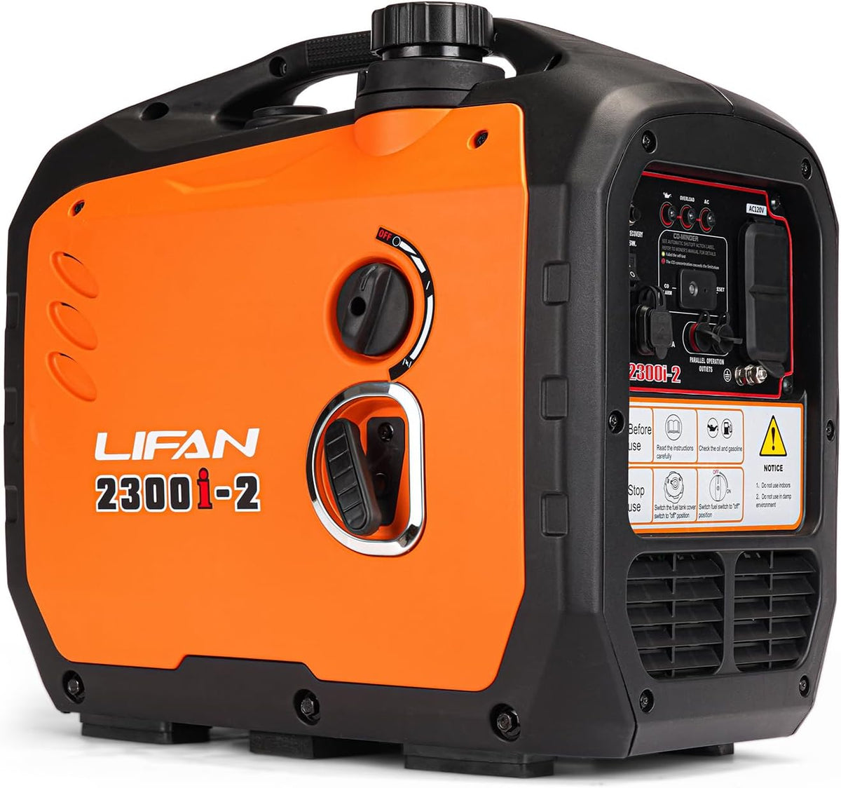 LIFAN Gasoline Inverter Generator 2300W - Portable Parallel Capable