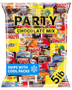 Halloween Chocolate Candy Variety Pack Bulk Assorted Chocolate Individually Wrapped Mini Chocolate Bars 5 lb Bulk Candy Mix for Candy Bags Office Break Room Parties