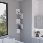 Crestone Wall-Mounted Shelf, White