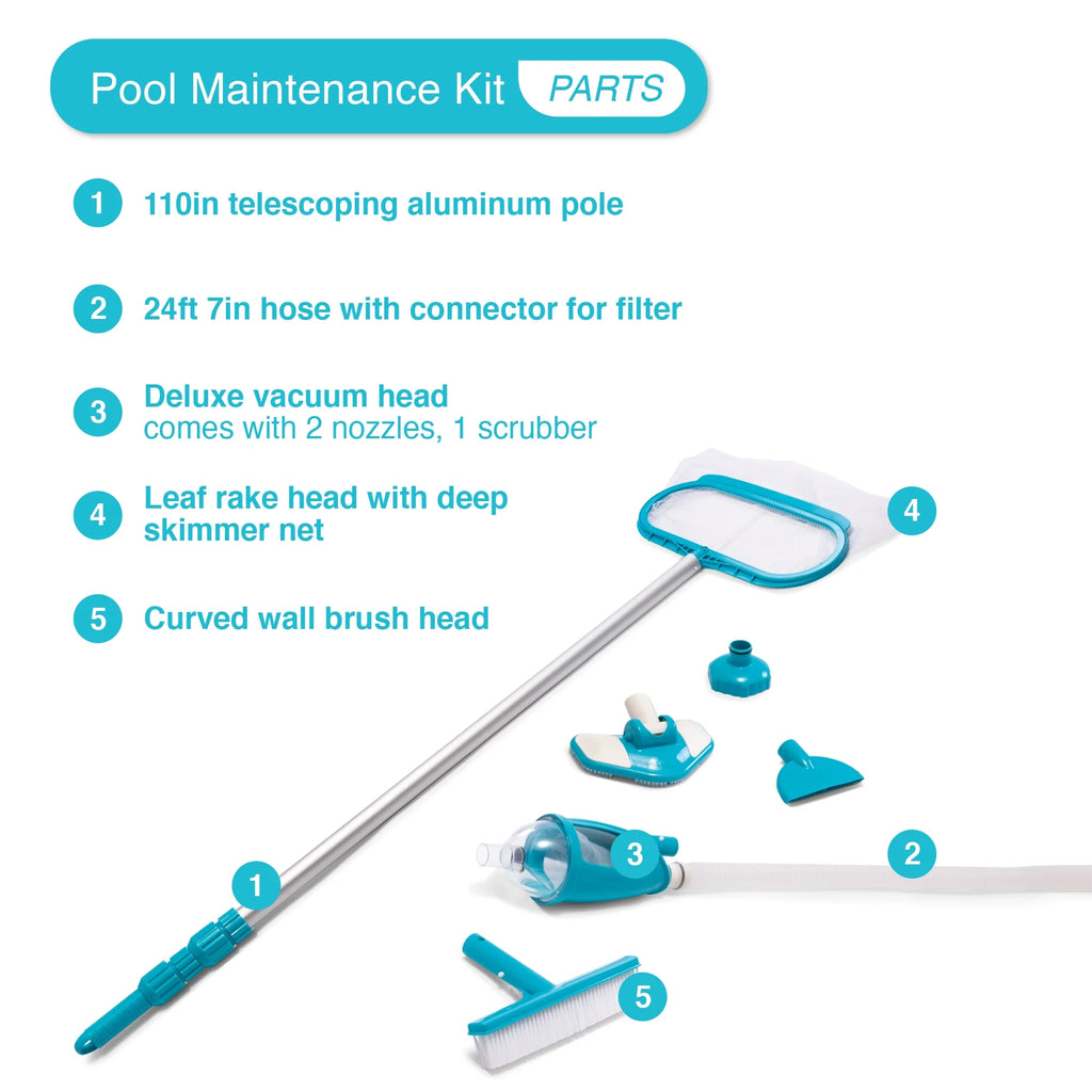 INTEX Ultra XTR Above Ground Pool 24ft x 12ft x 52in With 2 Floating Recliners And Mega Chill II Cooler