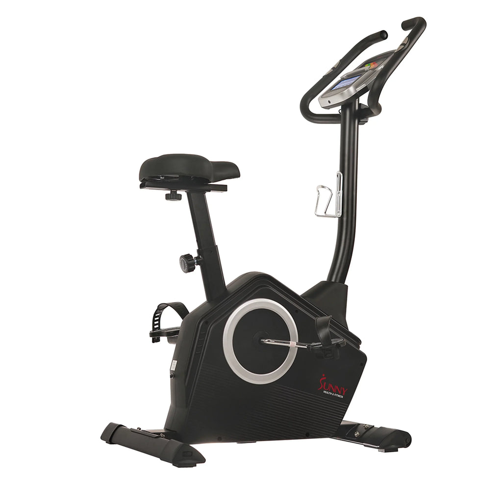 Sunny Health & Fitness Magnetic Upright Exercise Bike With LCD Pulse Monitor - SF-B2883