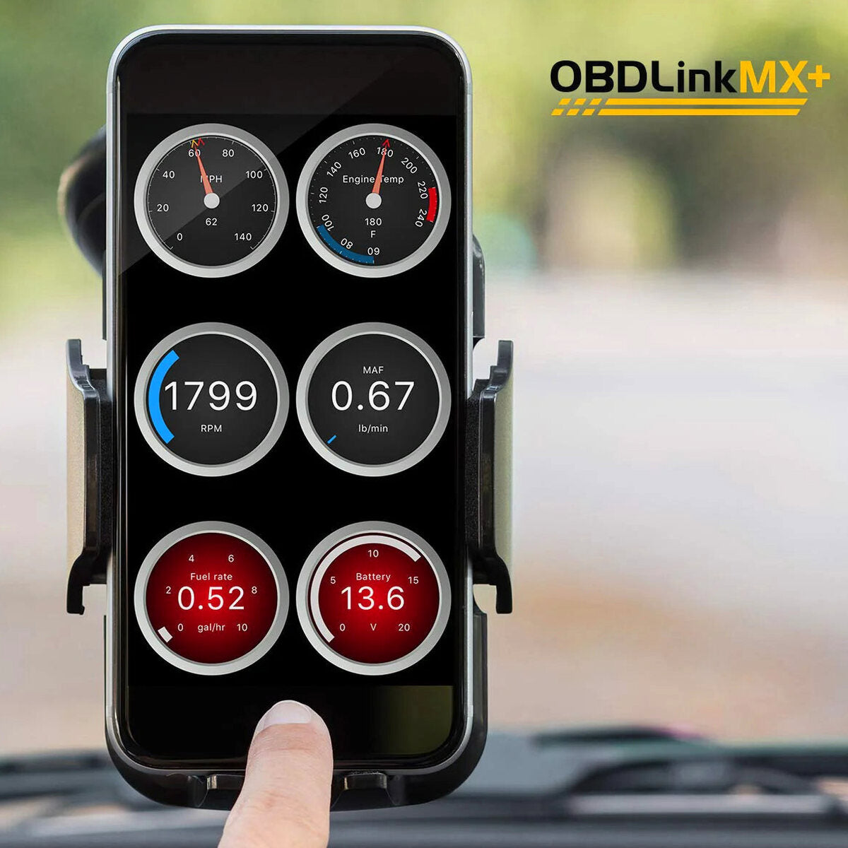 OBDLink Bluetooth OBD Scanner for iPhone, Android and Windows - MX+