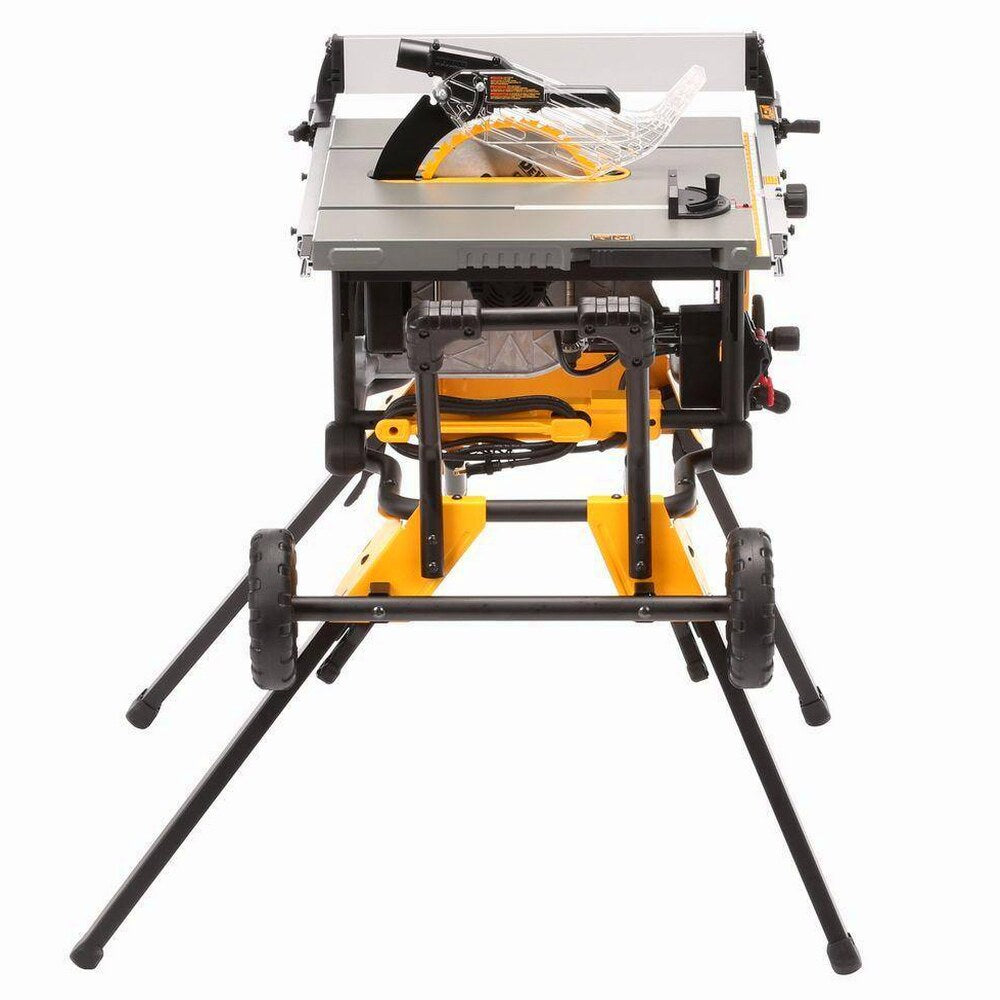 DEWALT 15 Amp Corded 10 in Job Site Table Saw With Rolling Stand - DWE7491RS