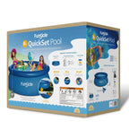 Funsicle Above Ground Swimming Pool, Round, 8 ft x 30 in - Age 6+