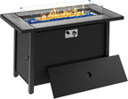 Meilocar 45in Propane Fire Pit Table, 50000 BTU, Gray Tabletop