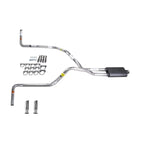 Silverado 88-95 Dual Exhaust System With 2.5 Pipe, Flowsound Muffler And RC Tip - Side Exit