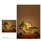 Japanese Backflow Incense Holder With LED Light - Circle Mountain