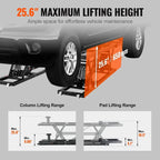 Portable 5000 lb Electric Car Lift System - Automatic Jack For Home Garage Use