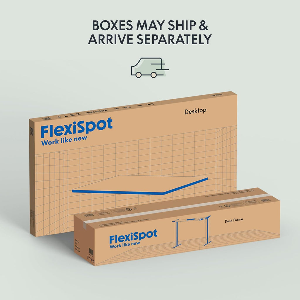 FLEXISPOT Electric Standing Desk With Whole-Piece Desktop - EN1