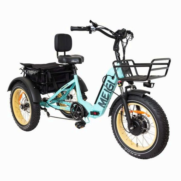DWMEIGI Silverado 20 Foldable Fat Tire Electric Trike 48V/14AH 750W, 330LBS - MG2301