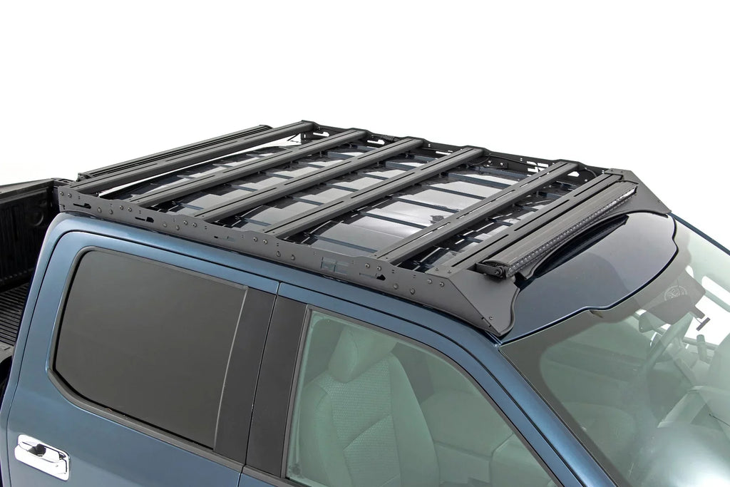 Rough Country Roof Rack System With 40in Front Facing LED For 15-18 Ford F-150 - 51021