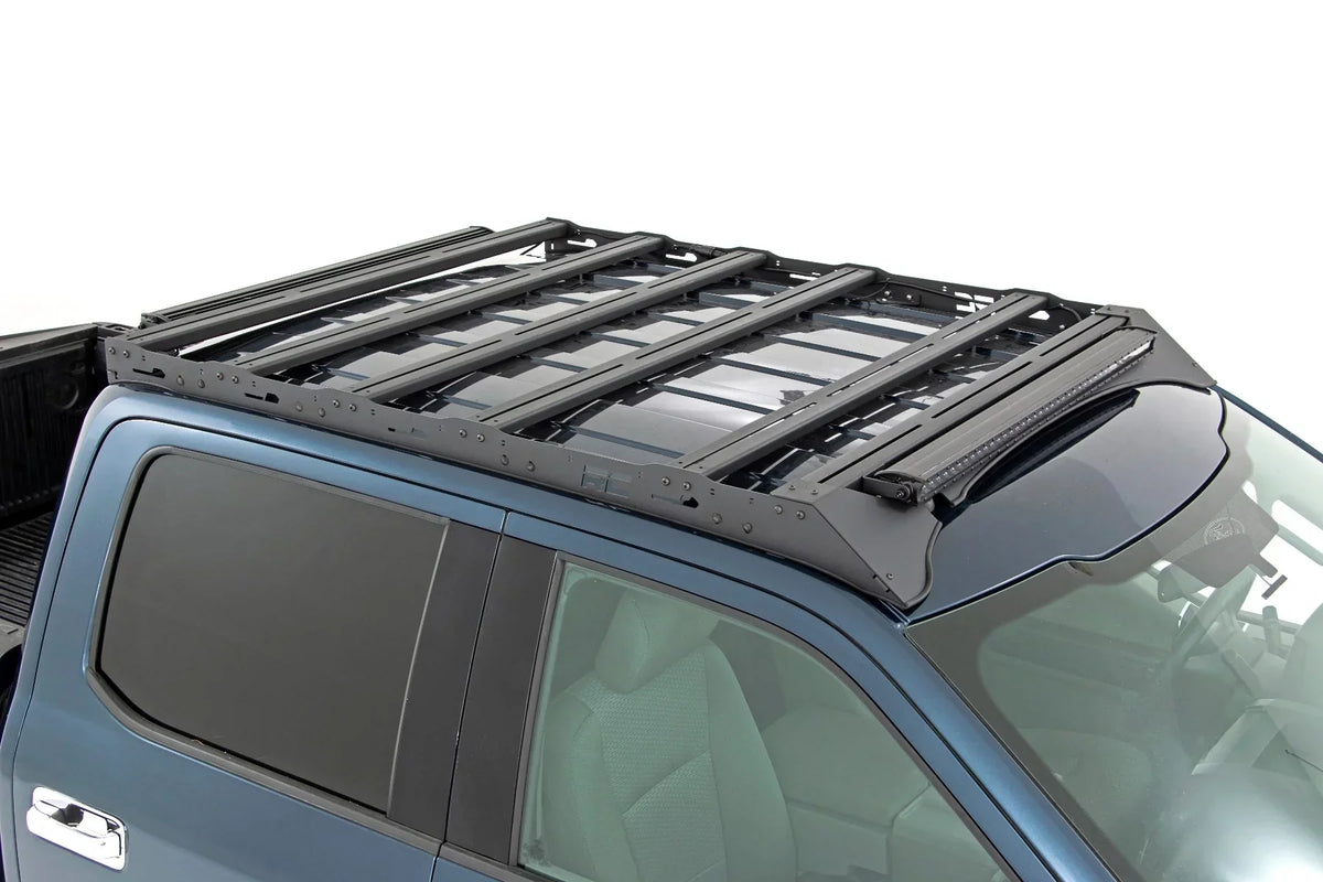 Rough Country Roof Rack System With 40in Front Facing LED For 15-18 Ford F-150 - 51021