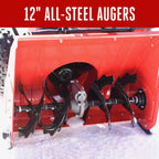 Powersmart Two-Stage Gas Snow Blower, 24 in, 212cc, Electric Start, LED Light, Heated Handles