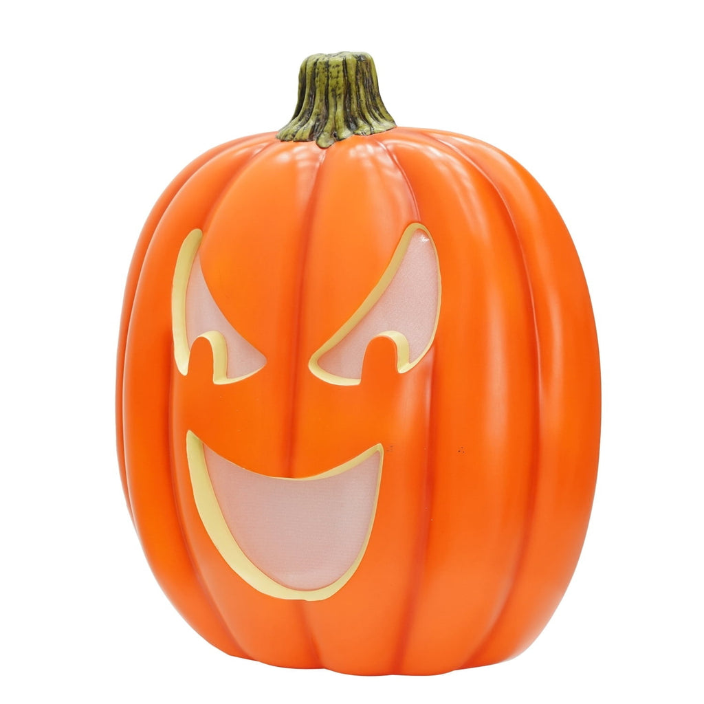 Way To Celebrate Animated Jack-o'-Lantern Halloween Décor, 22 in, Plastic Pumpkin