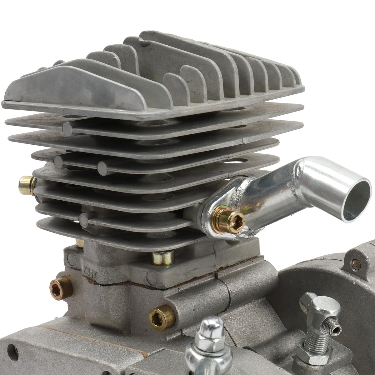 Zimtown 80cc 2 Stroke Engine Bike Motor Kit For 26in Bicycles - Silver White