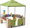 Step2 All Around Playtime Patio With Canopy Kitchen Play Set - 874100