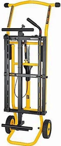 DEWALT Rolling Miter Saw Stand With Wheels, Yellow - DWX726