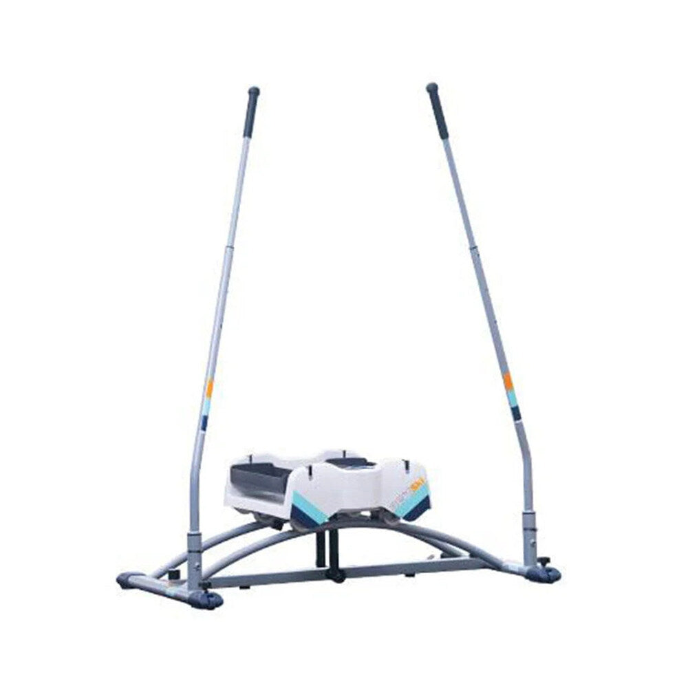 Aeroski Ski Fitness Workout Machine With Recoil Spring Resistance, Gray - 2.0