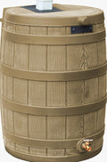 Good Ideas Rain Wizard 50 Gallon Plastic Outdoor Rain Barrel Water Storage Collector