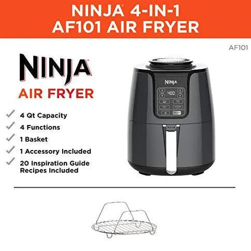Ninja Air Fryer 4 Qt Black/Gray - AF101