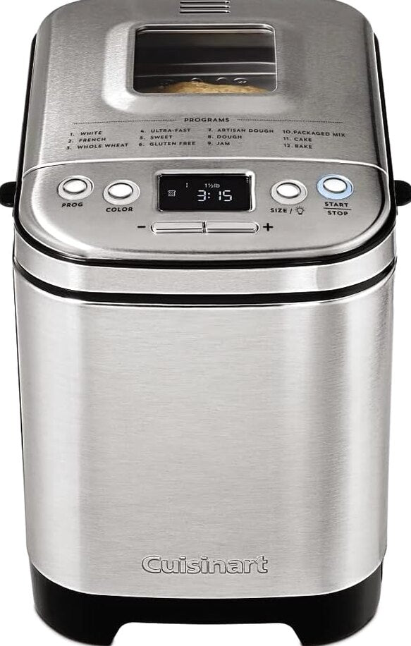 Cuisinart Compact Automatic Bread Maker Machine, Up To 2 lb Loaves