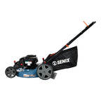 SENIX 21-Inch Push Lawn Mower, 140 cc 4-Cycle Briggs & Stratton Engine, 3-In-1, 11-Inch Rear Wheels - LSPG-M7