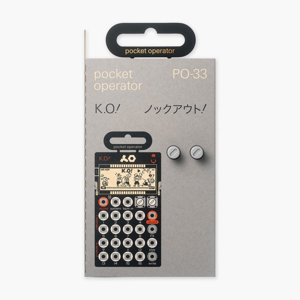 Teenage Engineering Pocket Operator Synthesizer - PO-33 K.O.