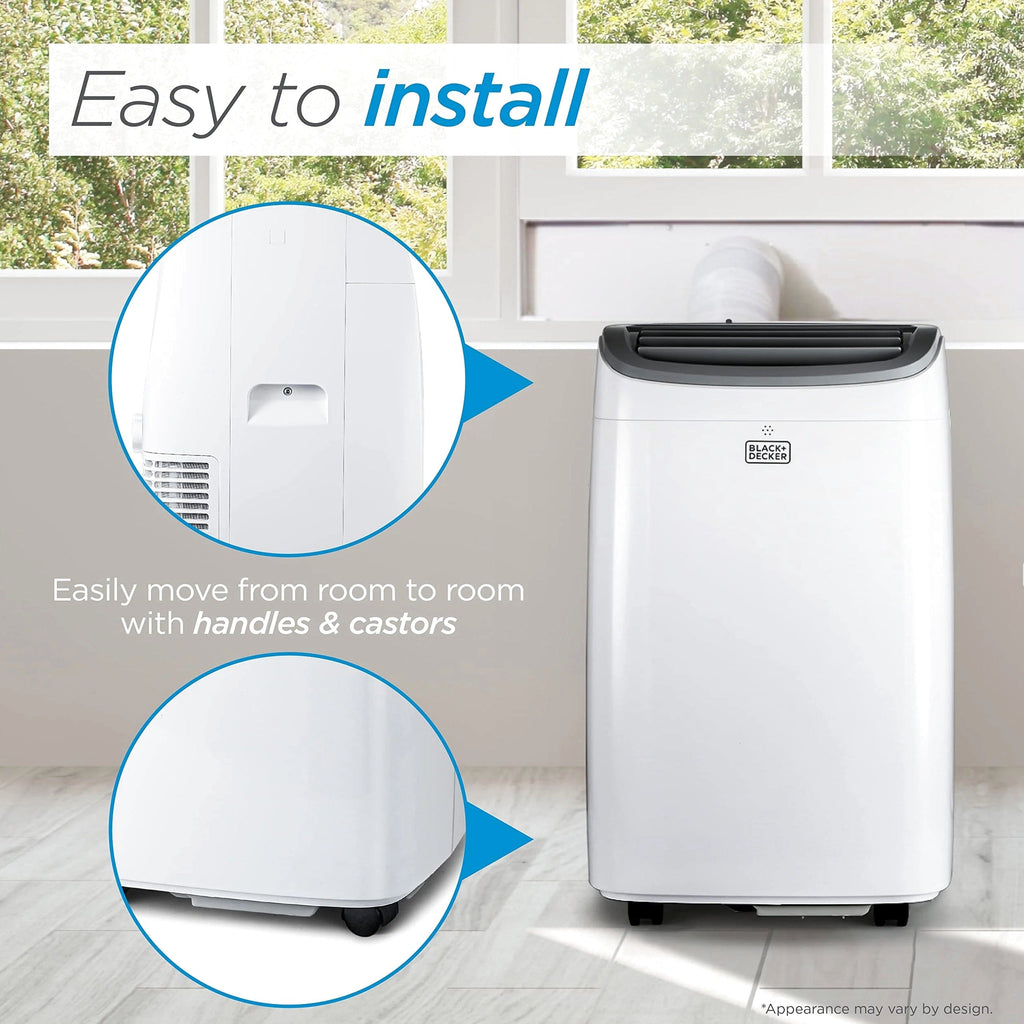 BLACK+DECKER Portable Air Conditioner, 8000 BTU, Up To 350 Sq. Ft.
