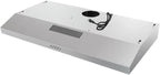 Streamline 36 in Longhena Convertible Undermount Range Hood - Brushed Stainless Steel