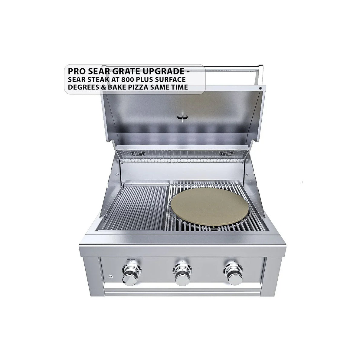 Ruby 3 Burner Pro-Sear 30in Natural Gas Grill