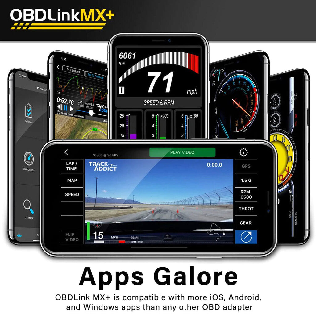 OBDLink Bluetooth OBD Scanner for iPhone, Android and Windows - MX+