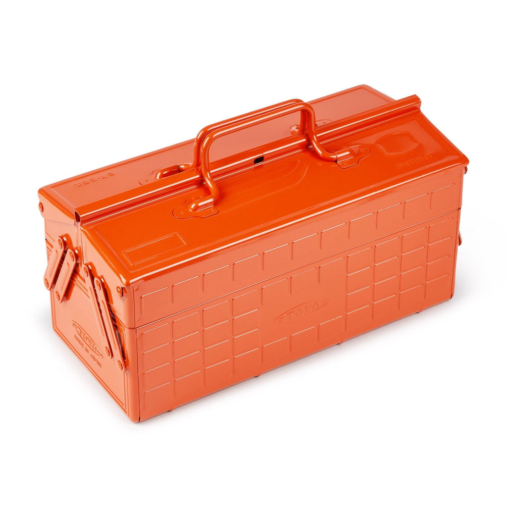Toyo Steel Cantilever Tool Box, Burnt Orange - ST-350
