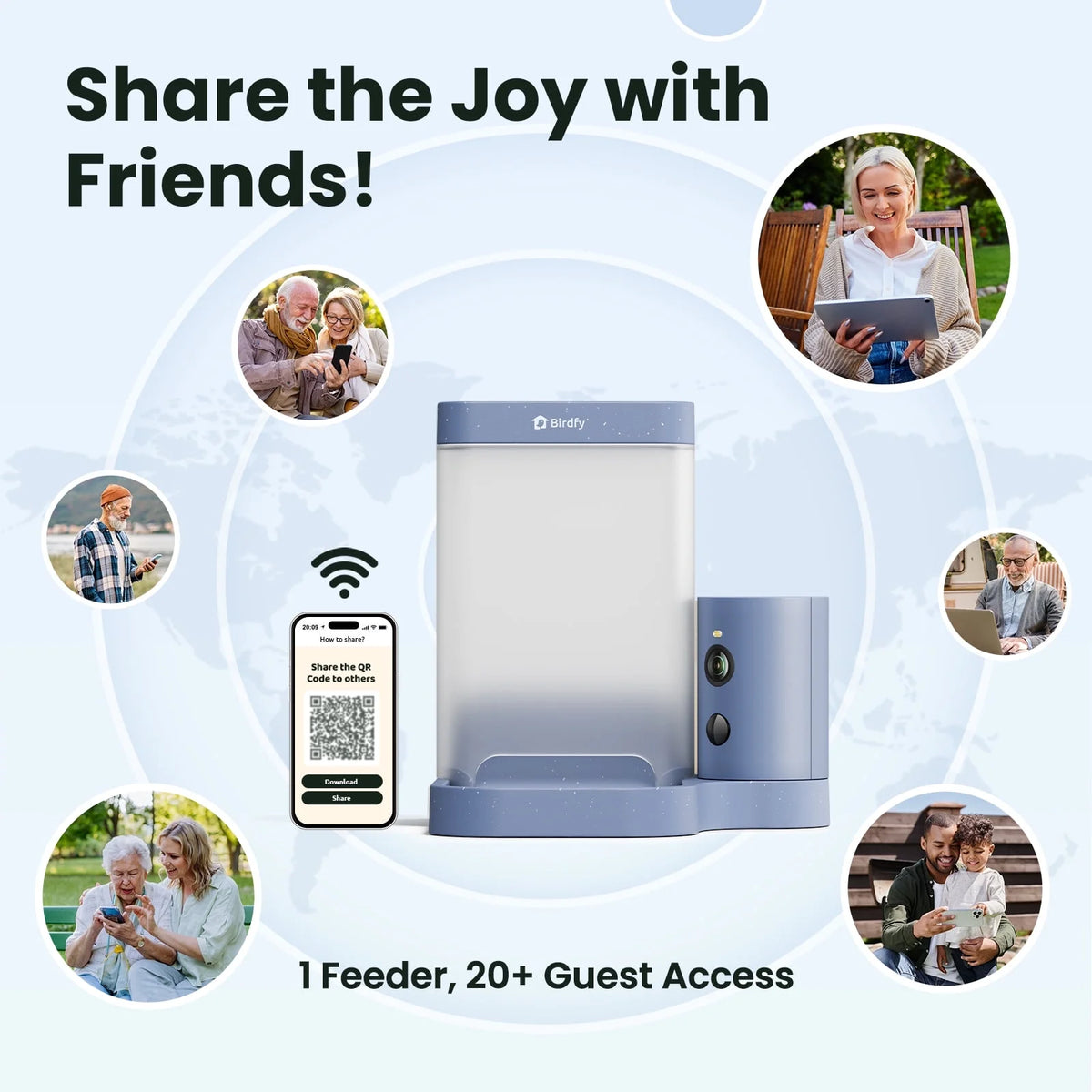 Birdfy Smart Bird Feeder With Camera, 1080P HD Video, 60FPS - Rookie