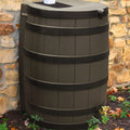 Good Ideas Rain Wizard 40 Gallon Rain Barrel With Darkened Ribs - Oak