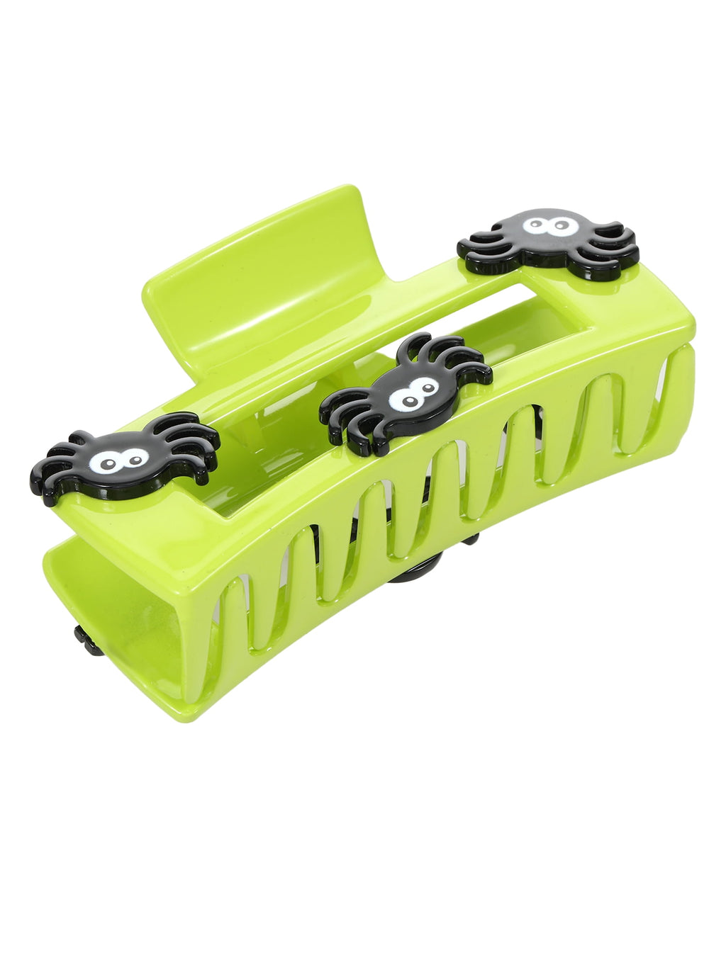 Way to Celebrate Halloween Women's Square Spider Claw Clip, Multicolor, 1 Piece