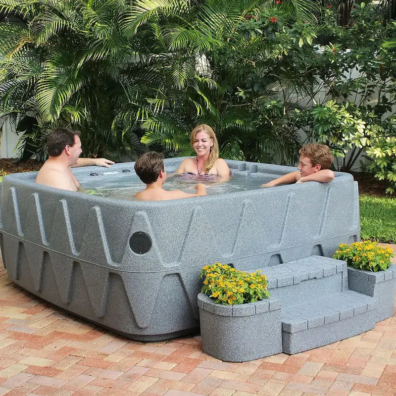 AquaRest Spas AR-500 Elite 5-Person 29-Jet Plug-And-Play Hot Tub With Ozonator - AR-500P